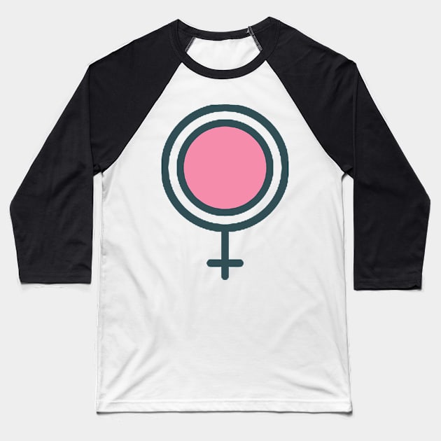 Female Baseball T-Shirt by Pavlushkaaa